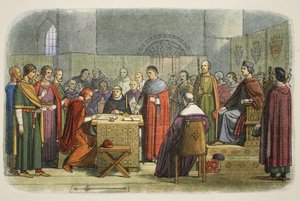 Eduardo reconocido como señor de Escocia, de 